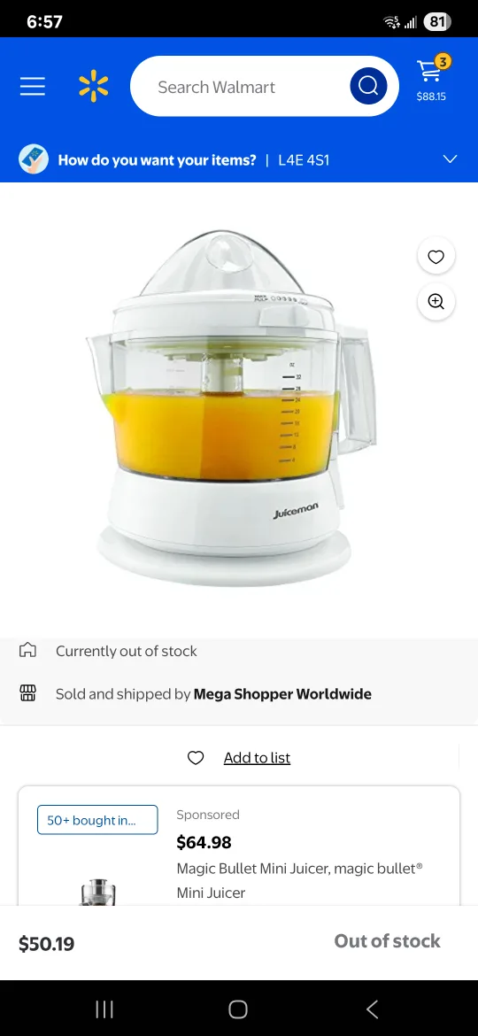 Juiceman Electric Citrus Juicer - Brand New image indicator(6)