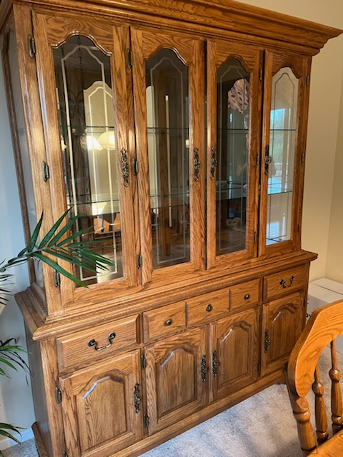 Oak China Cabinet