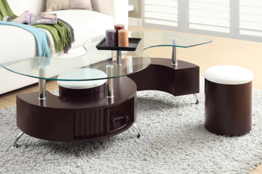 Glass Top Coffee Table  🧡 thumbnail