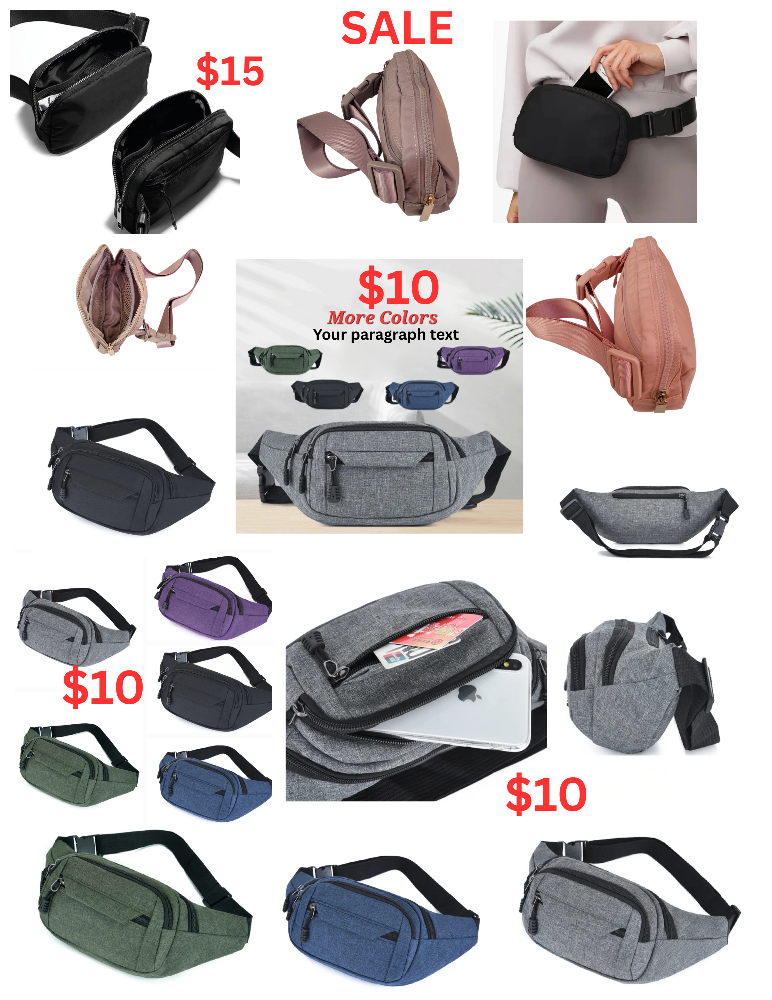 Assorted Bags - Water Bottles, Fanny Packs, Crossbody Bags - photo 5