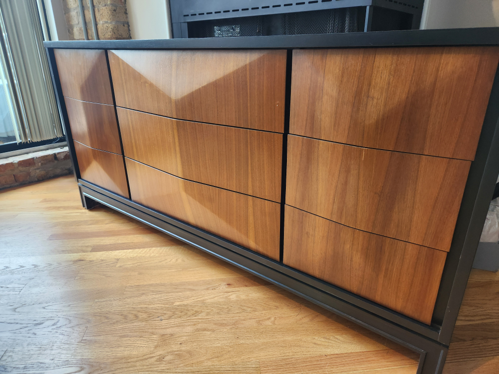 Mid Century Modern Dresser 9 Drawer Lowboy - photo 2
