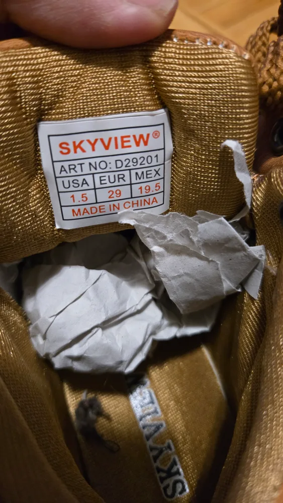 Skyview Kids' Blue Denim Shoes - Size 1 image indicator(6)