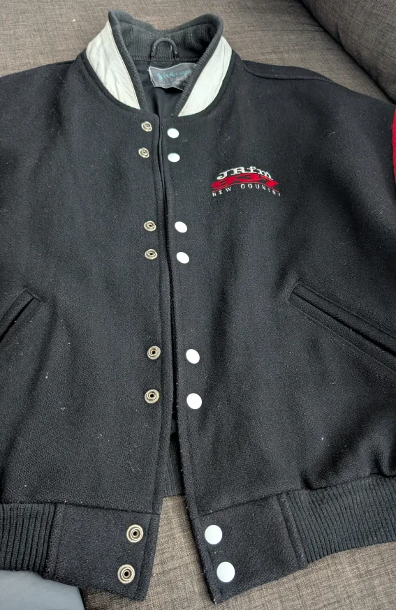 JRfm 93.7 New Country Black Leather Jacket image indicator(2)