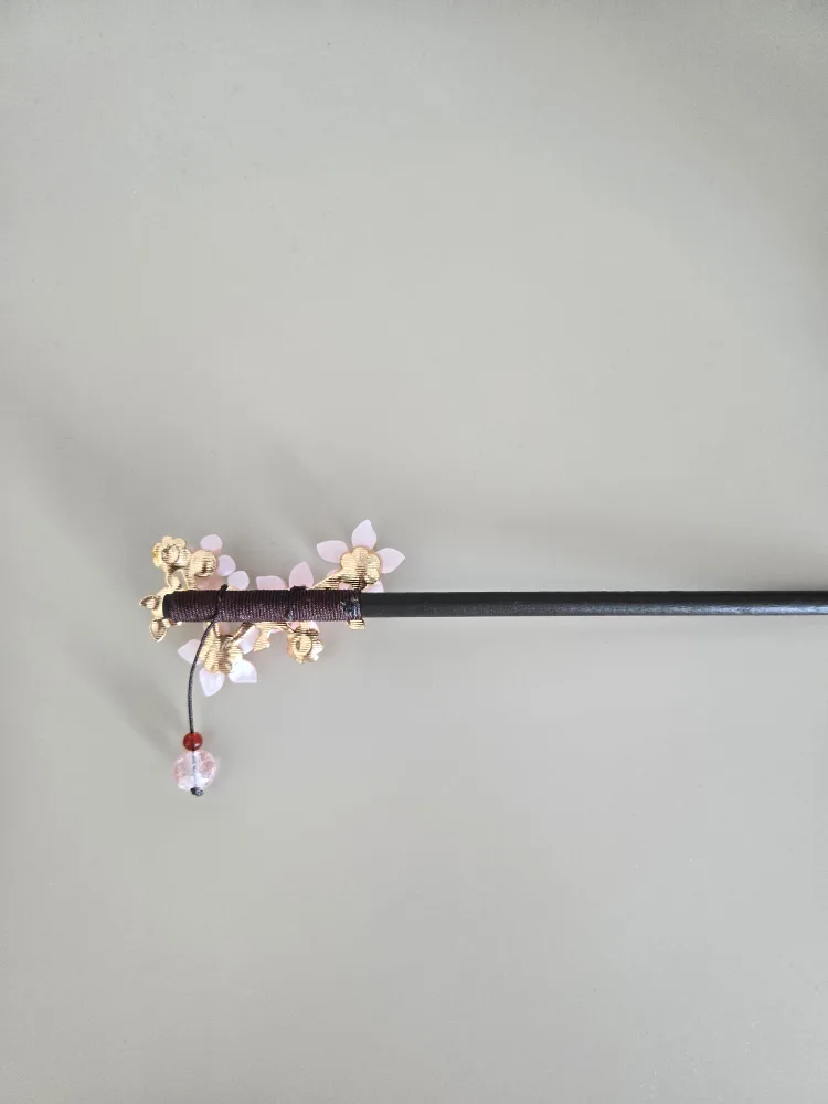 Floral Hair Stick with Gemstones image indicator(3)