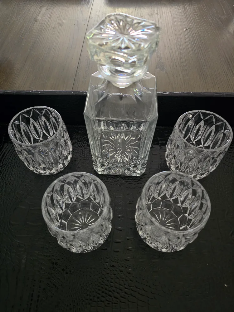 Royal Doulton Crystal Decanter Set thumbnail
