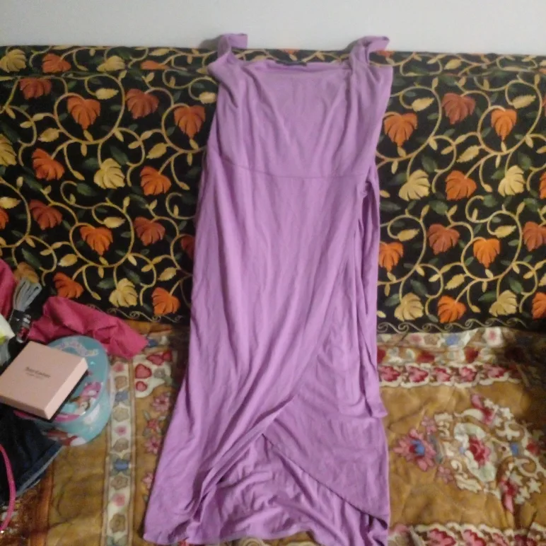 Purple Wrap Dress thumbnail