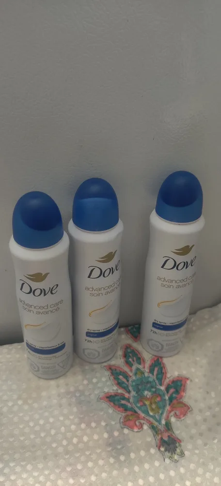 Dove Advanced Care Original Dry Spray x 3 thumbnail