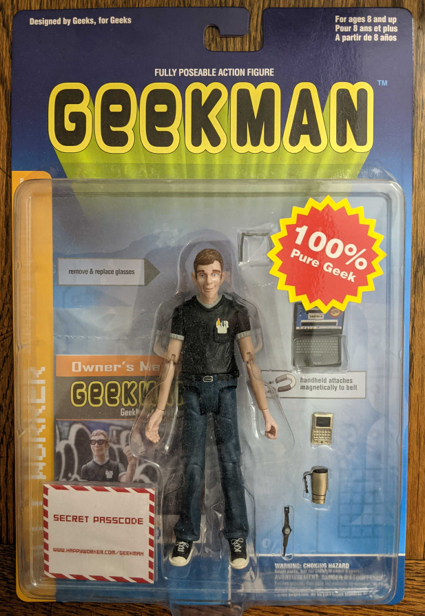 Happy Worker Geekman Action Figure