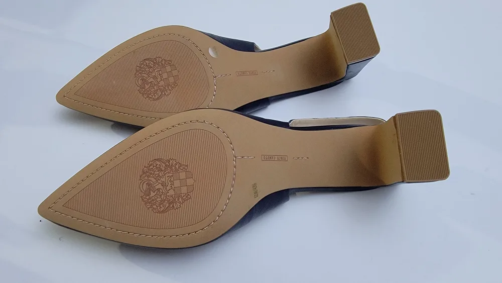 Vince Camuto Women’s Hamden Slingback Pumps – Deep Navy, Size 12 image indicator(6)