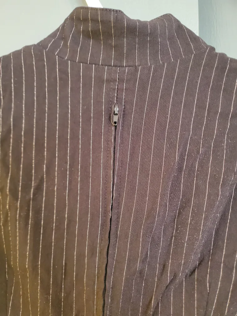 Le Chateau Pinstripe Dress - Size M image indicator(6)