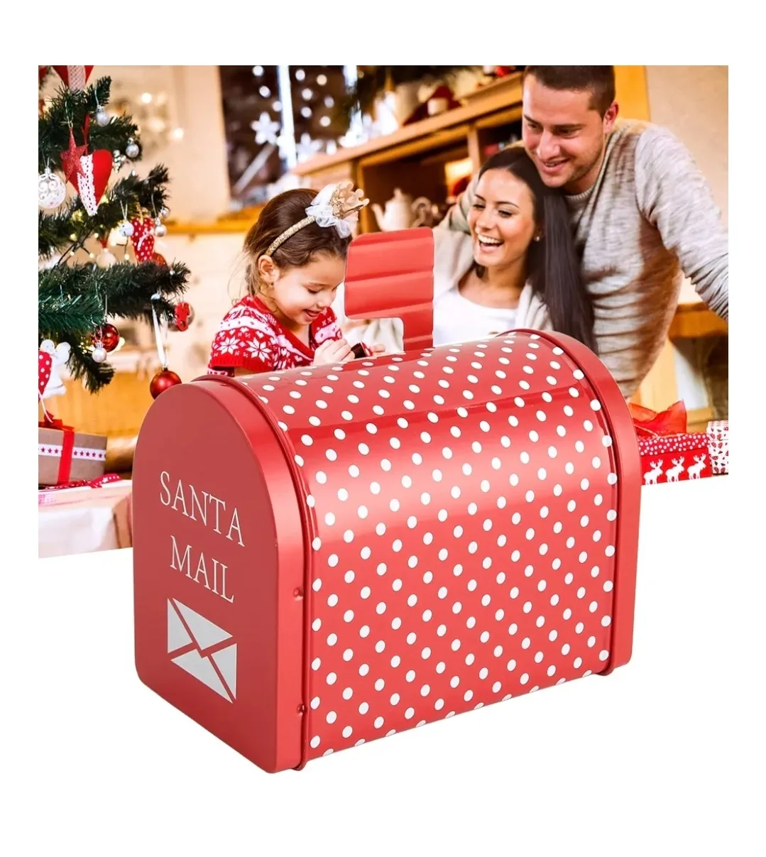 Brand New Mailbox Shaped Storage Tins image indicator(3)