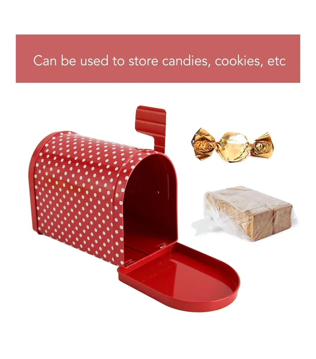 Brand New Mailbox Shaped Storage Tins image indicator(4)