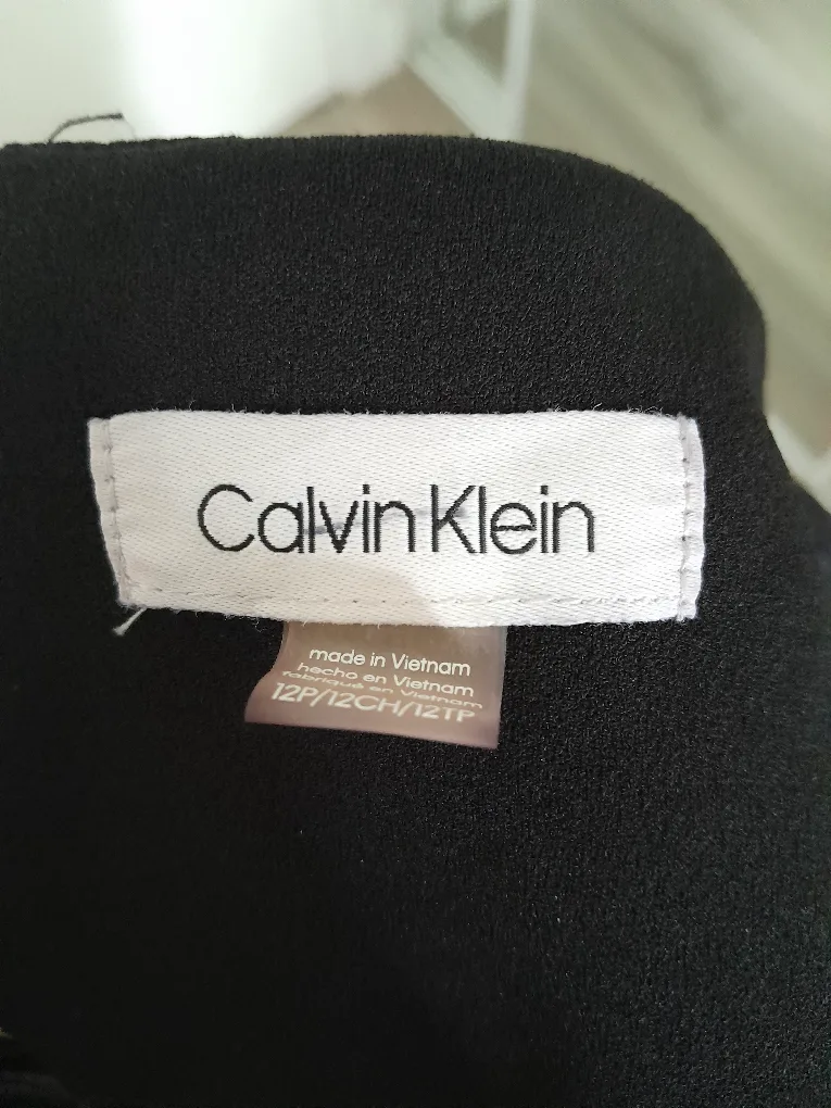 Calvin Klein Black Dress Size 12 image indicator(3)