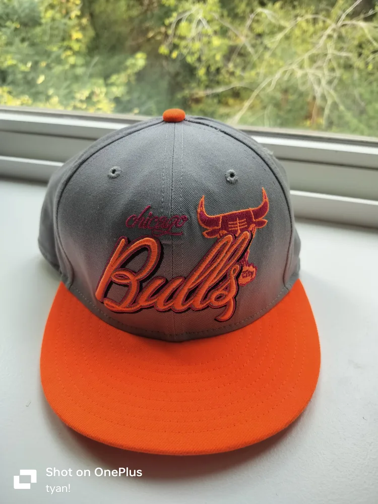 New Era Chicago Bulls Hat - Grey & Orange image indicator(5)