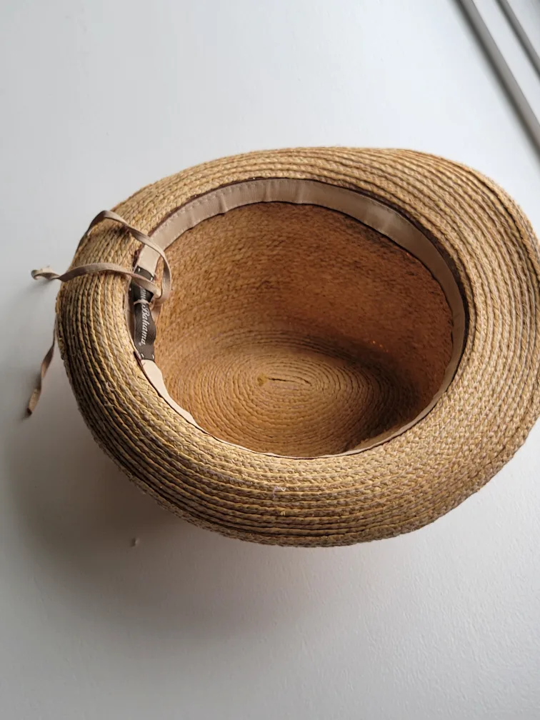 new Tommy Bahama Straw Fedora Hat image indicator(4)