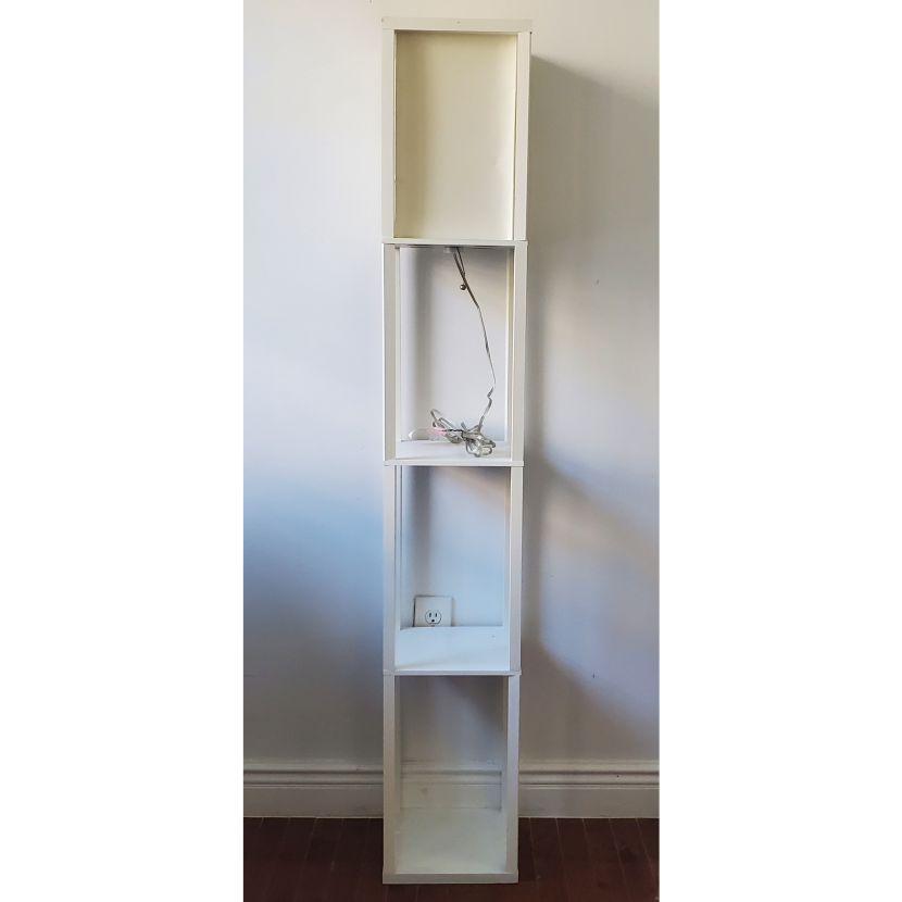 Modern White Tower Floor Lamp - photo 2