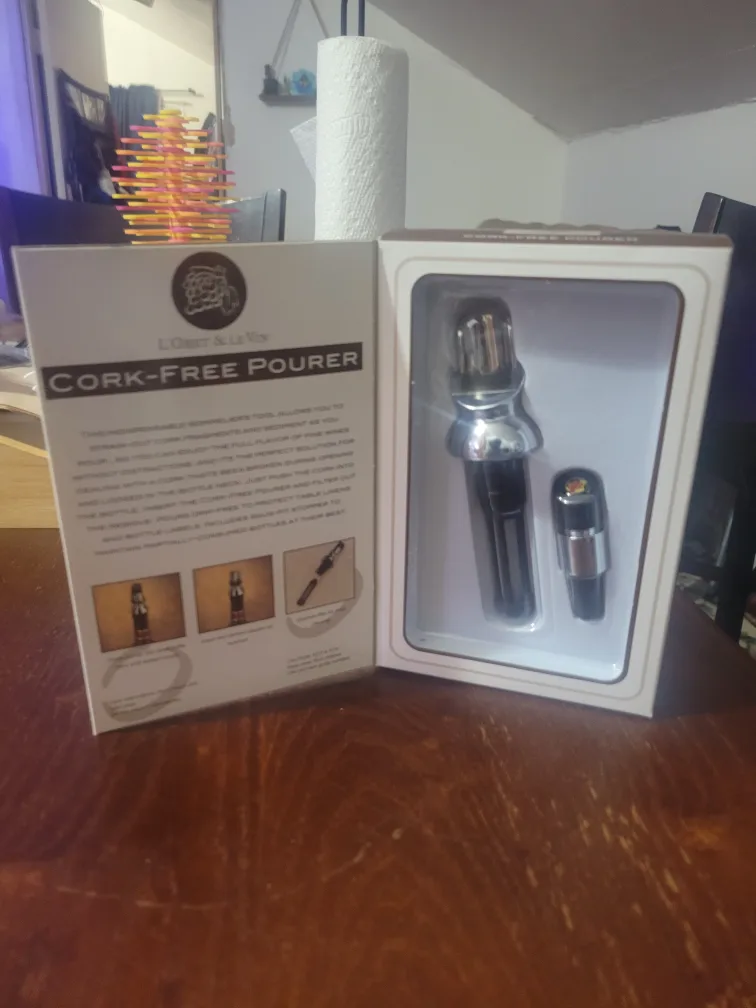 L'Objet & Le Vin Cork-Free Pourer - New in Box! image indicator(2)