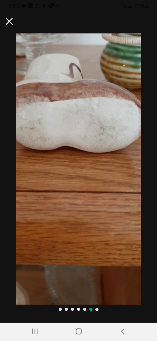 Vintage mini ceramic porcelain shoe- - photo 5