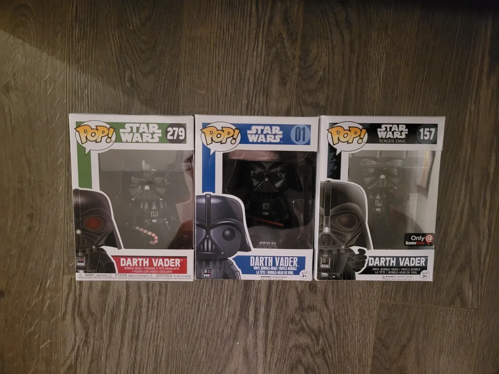 Funko Pop! Star Wars Darth Vader Figures thumbnail