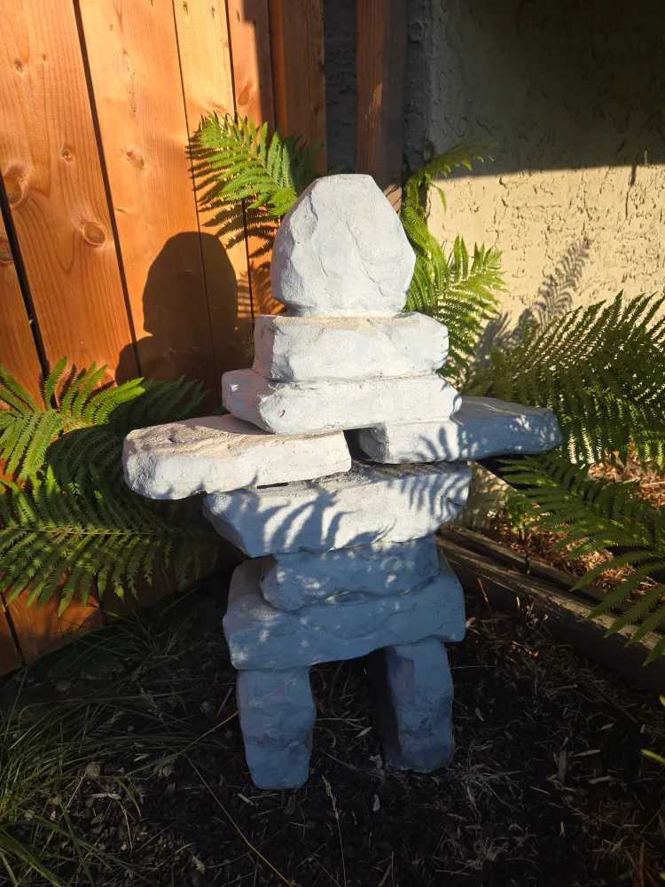 Inukshuk-Inspired Garden Statue thumbnail