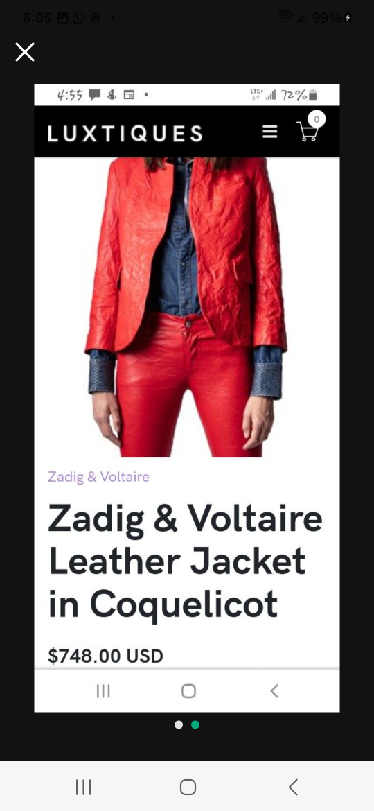 leather jackets Zadig and Voltaire