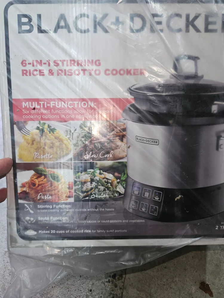 Black+Decker 6-in-1 Rice & Risotto Cooker thumbnail