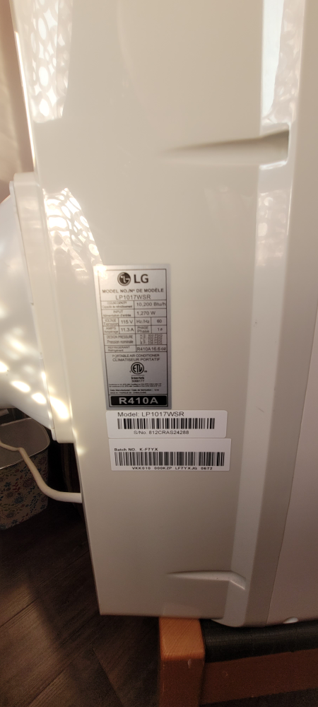 LG portable air conditioning 10200 BTU - photo 4