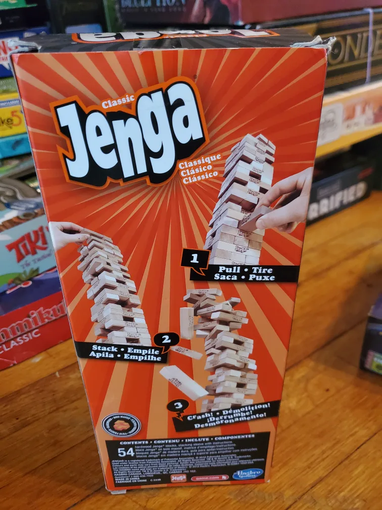 Classic Jenga Game by Hasbro - Like New! image indicator(2)