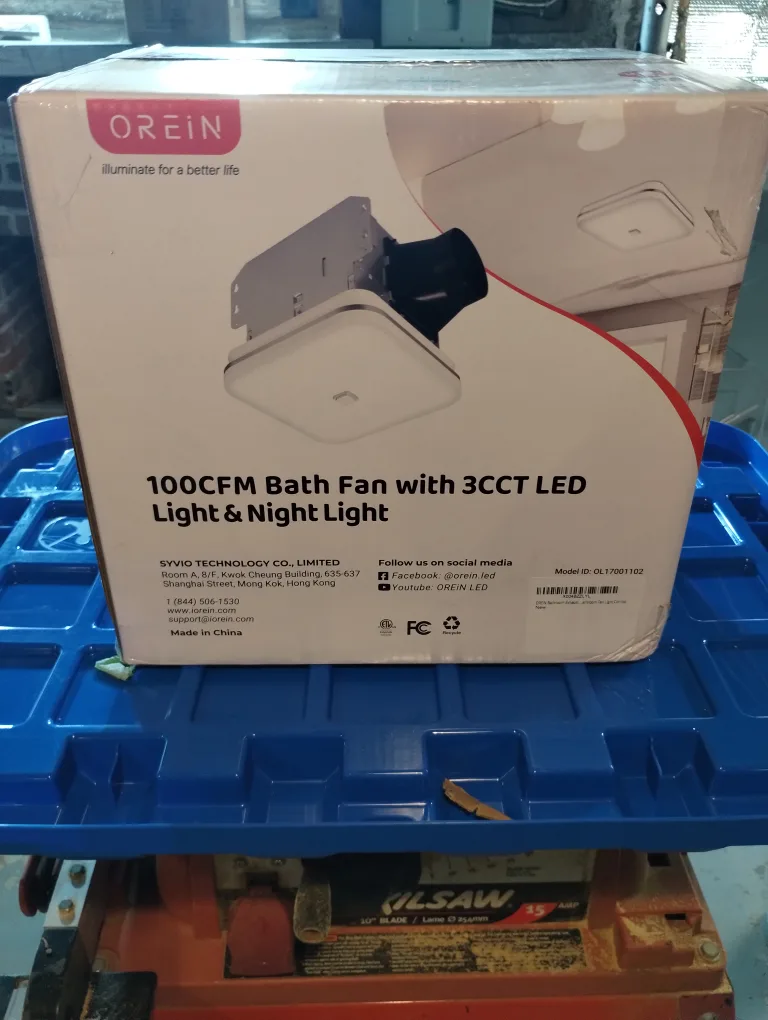 OREIN 100CFM Bath Fan with 3CCT LED Light thumbnail