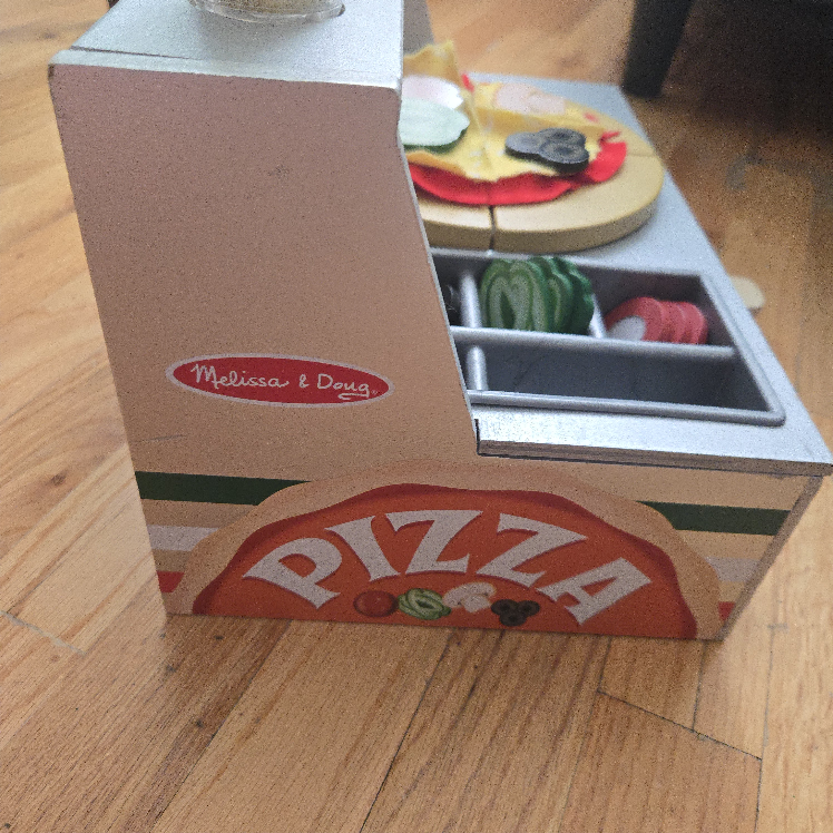 Melissa & Doug Wooden Pizza Counter Play Set - photo 5