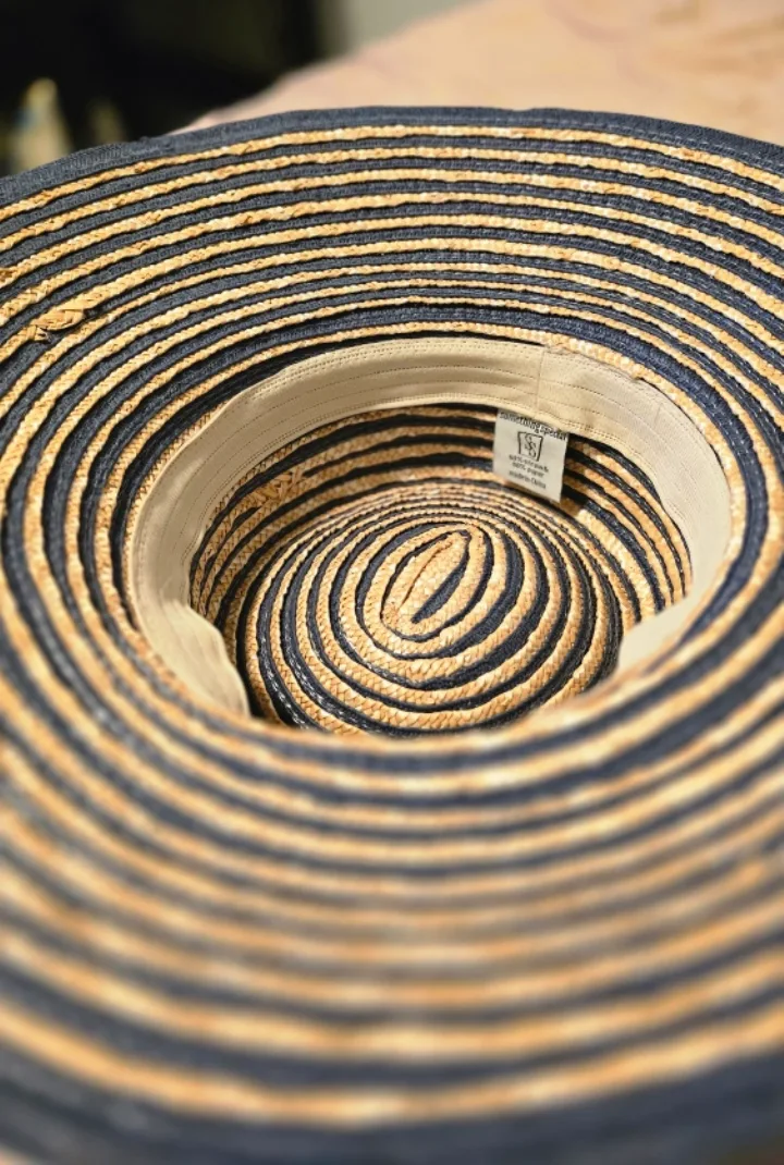 Striped Floral Sun Hat image indicator(4)