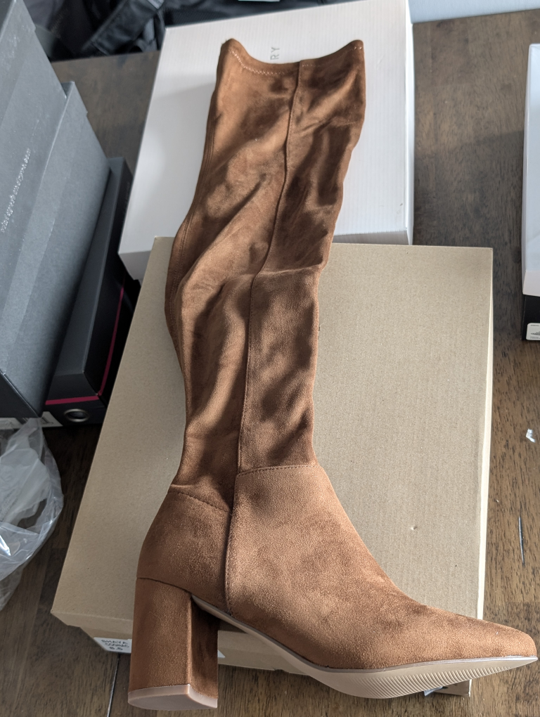 Steve Madden Shaya Cognac Boots - Size 8.5