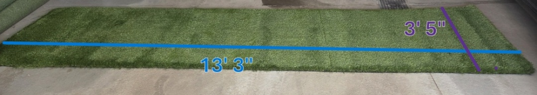 Artificial Turf - 13'3" x 3'5"