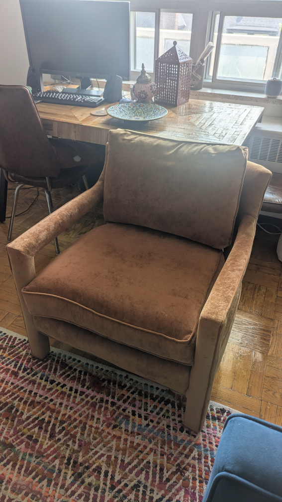 Burnt Orange Armchair