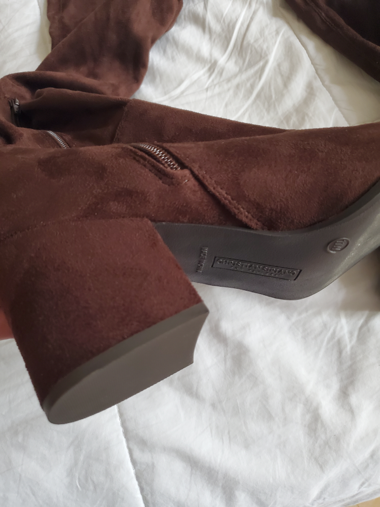 Brown Knee High Boots, Size 10 & 11 - photo 2