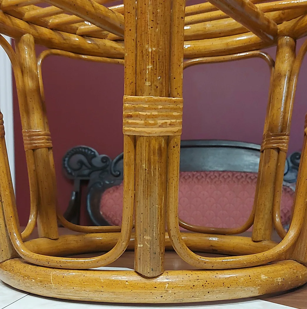 1970s end table 🪴 boho plant stand image indicator(6)