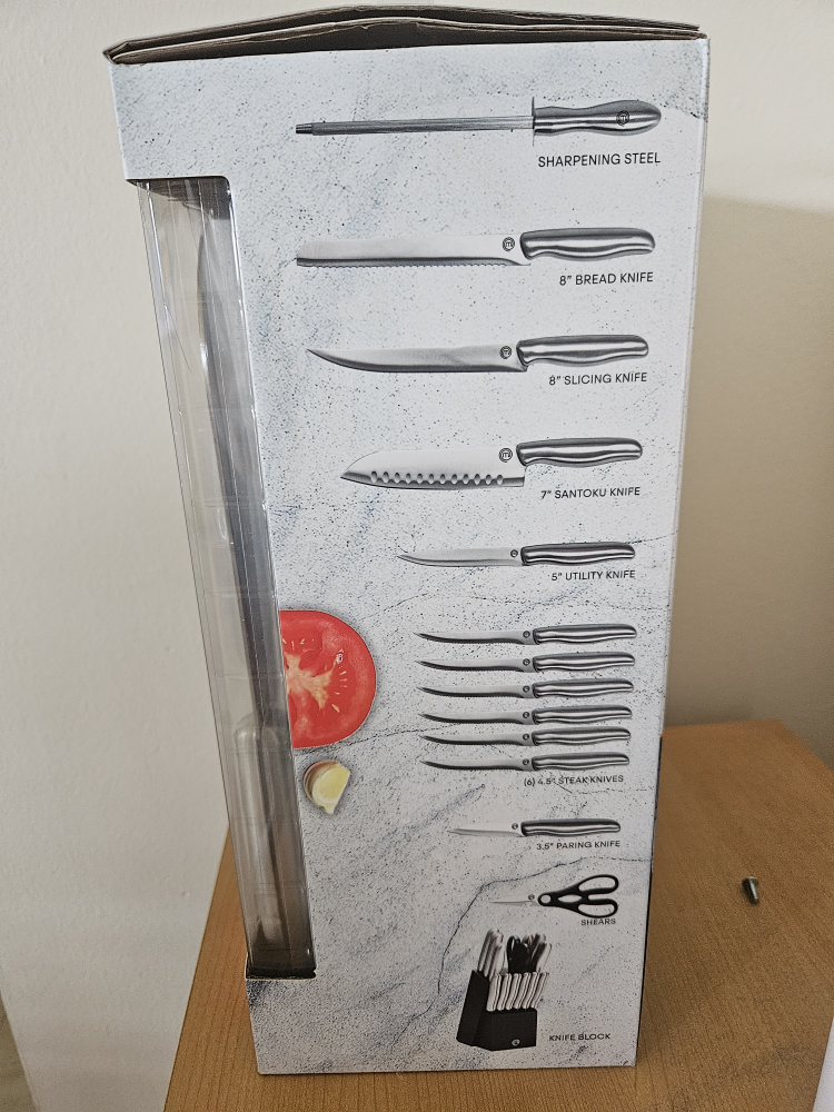 MasterChef 14-Piece Knife Block Set - New in Box! - photo 2