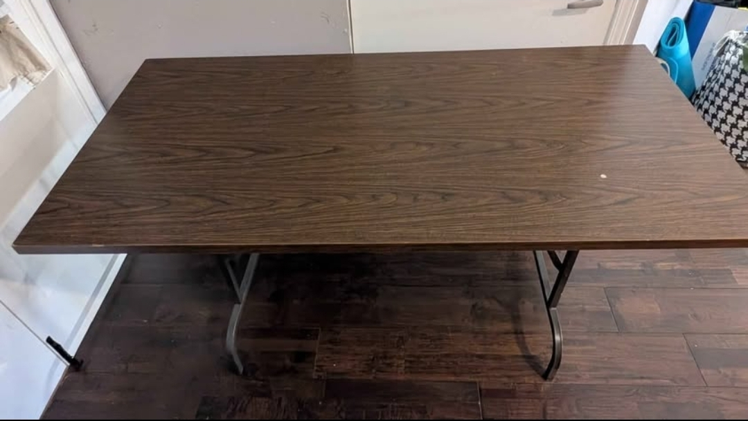 Folding Table - Brown - photo 3