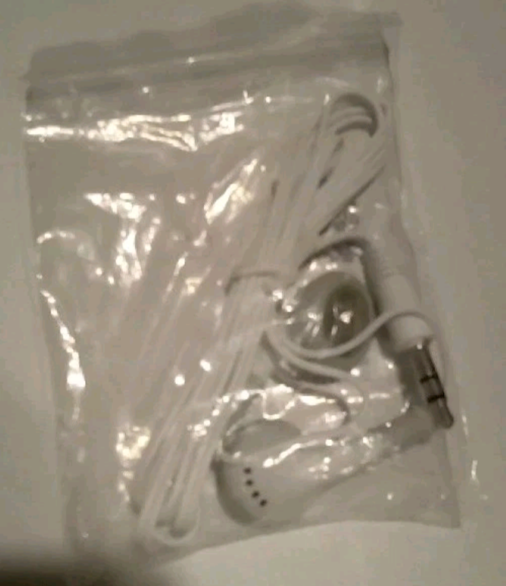 Mobile Device Audio White Earbuds