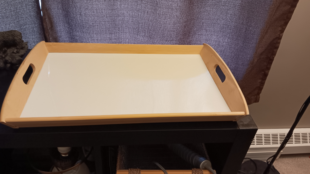 Wooden Serving Tray with Handles