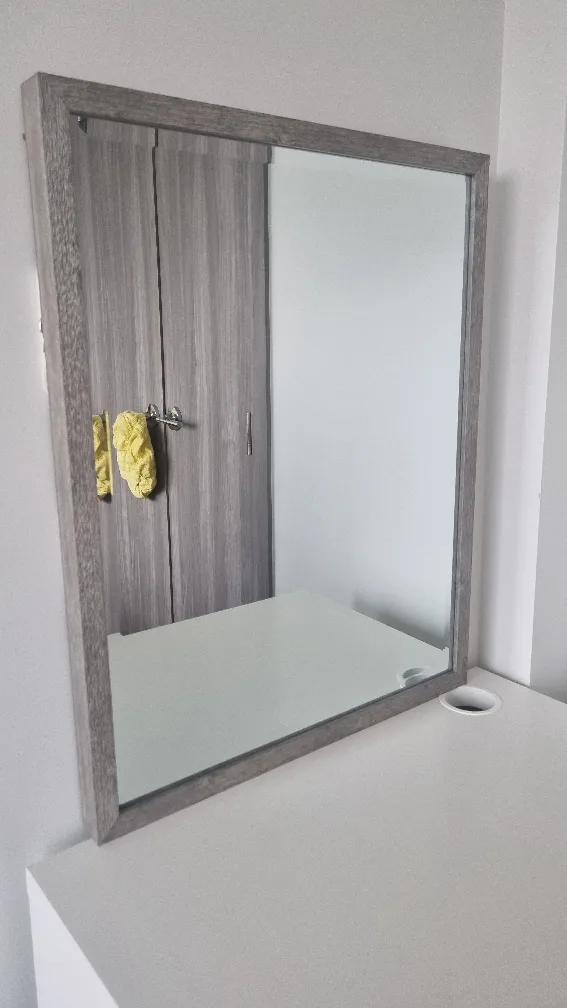 Grey Framed Mirror thumbnail