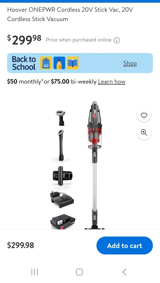 Hoover ONEPWR Emerge Cordless Stick Vacuum - New in Box! image indicator(5)