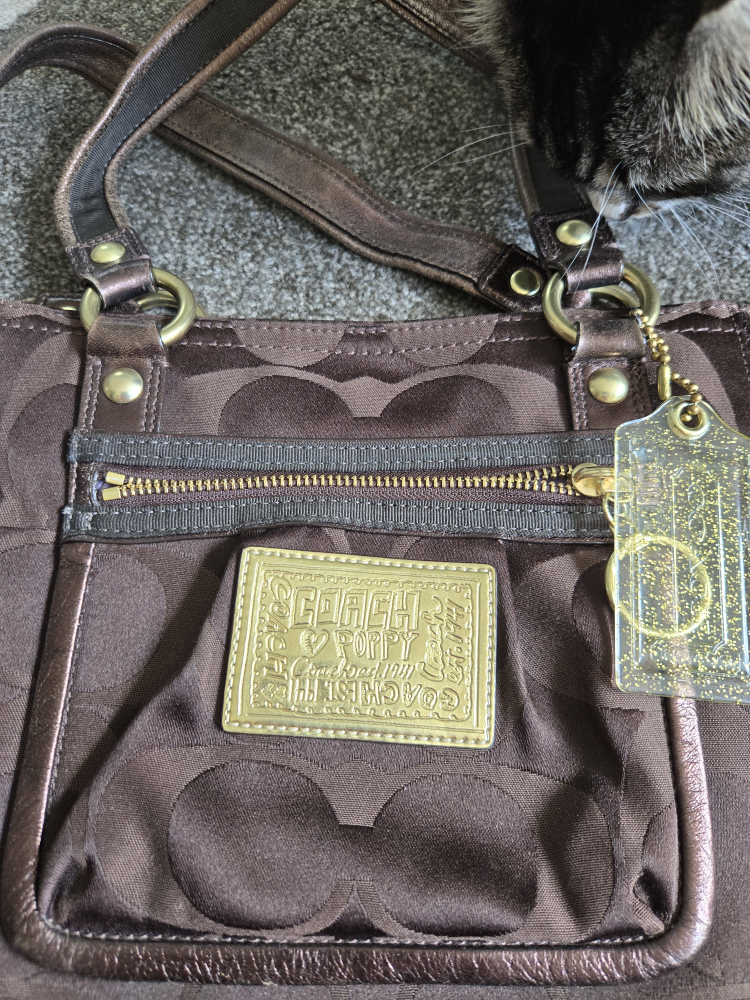 Coach Poppy Brown Tote Bag - photo 2