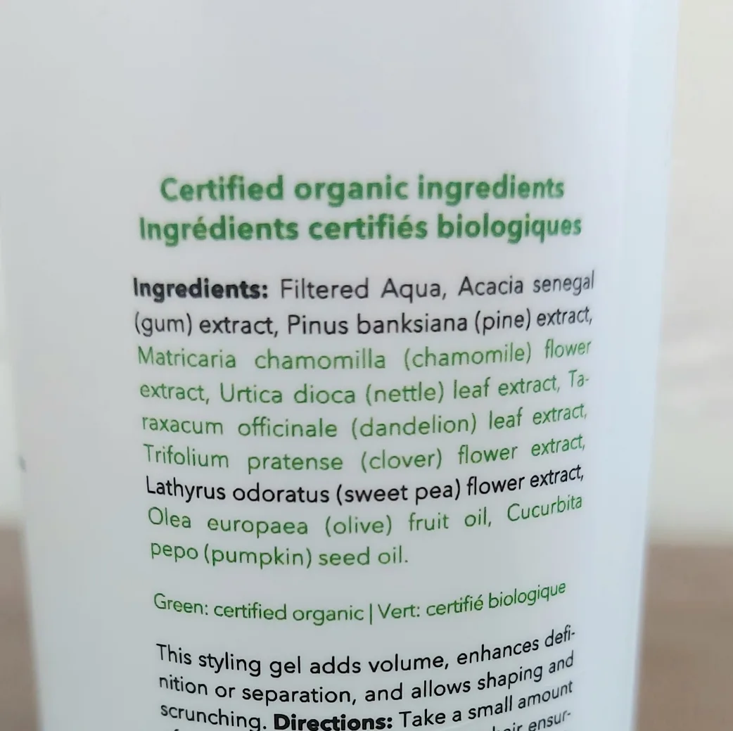 Carina Organics alcohol free styling gel 🛍 trade! image indicator(7)