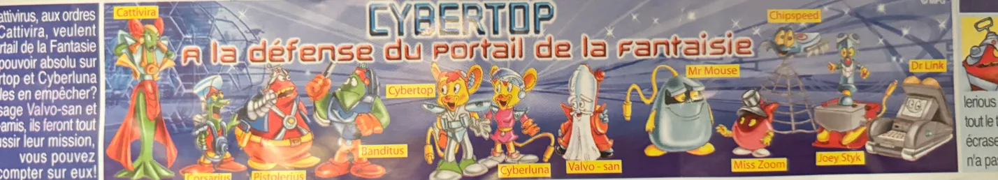 limited edition Cypertop Figures Kinder Surprise thumbnail