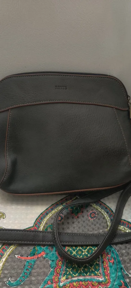 Roots Crossbody Bag - Dark Grey thumbnail