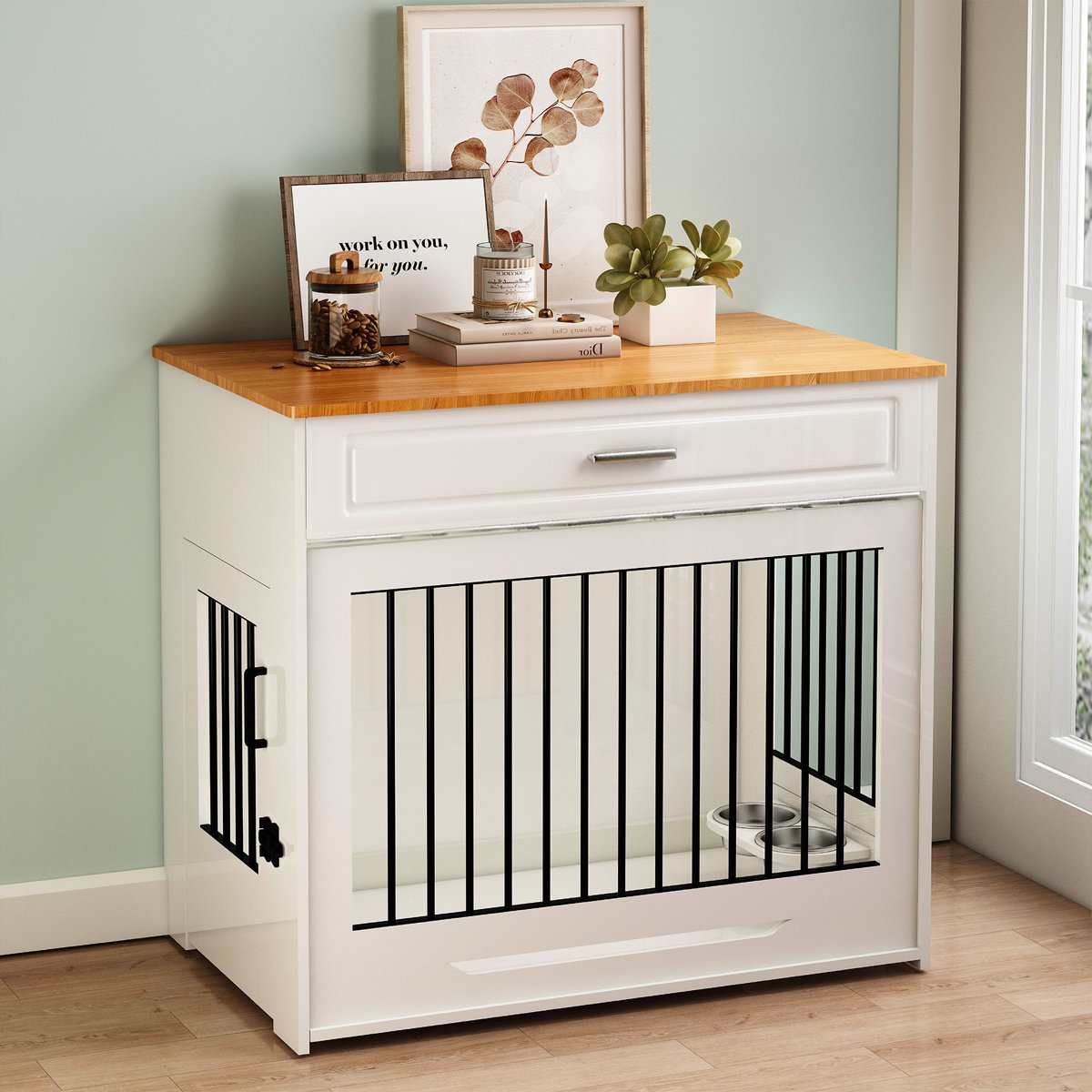 Dog Crate End Table Furniture