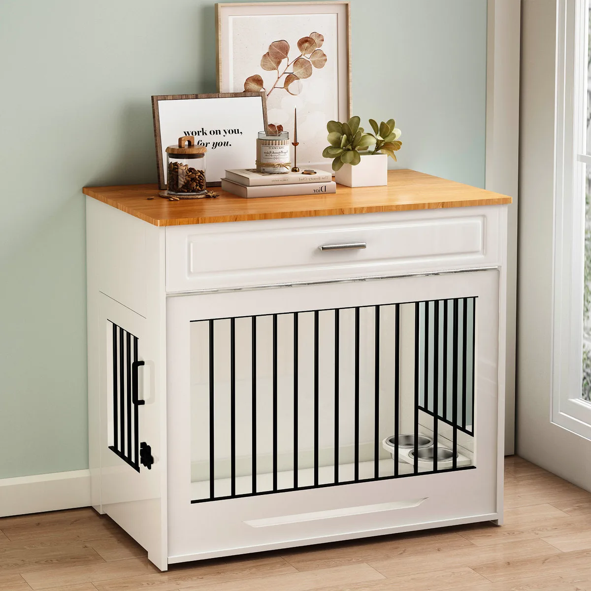 Dog Crate End Table Furniture thumbnail