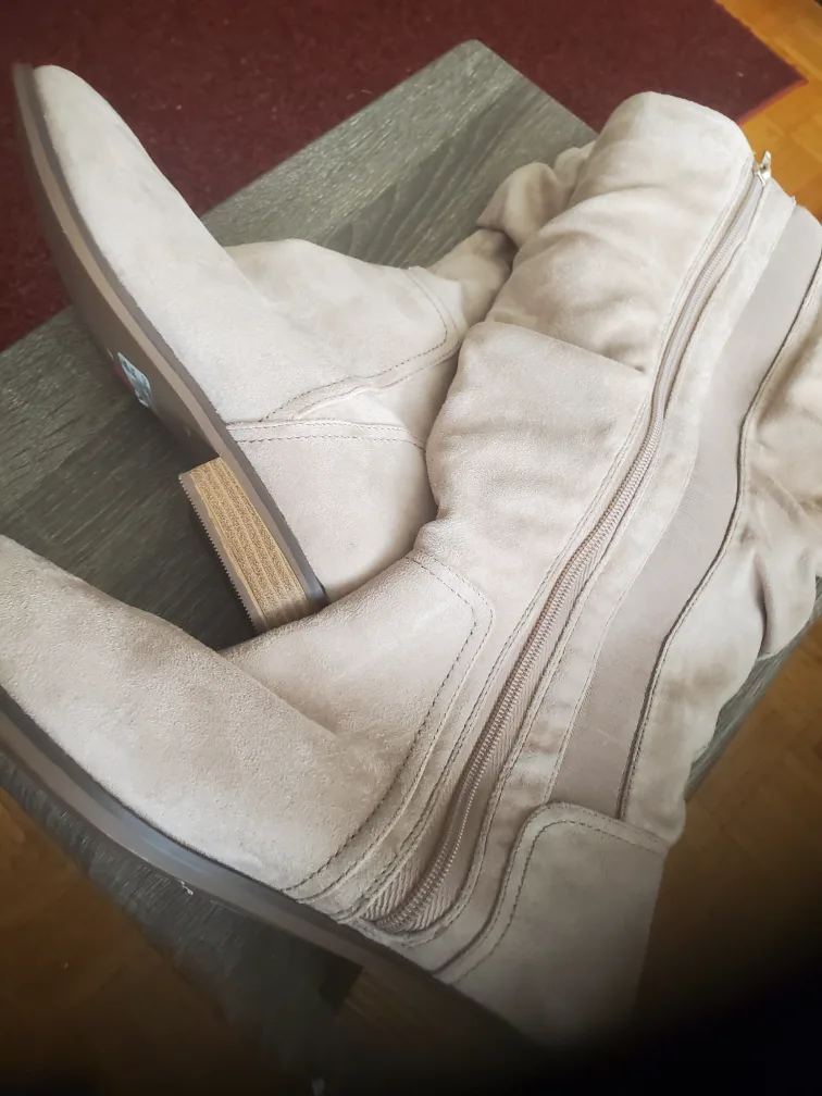 Addition Elle Beige Boots - Size 11w image indicator(3)