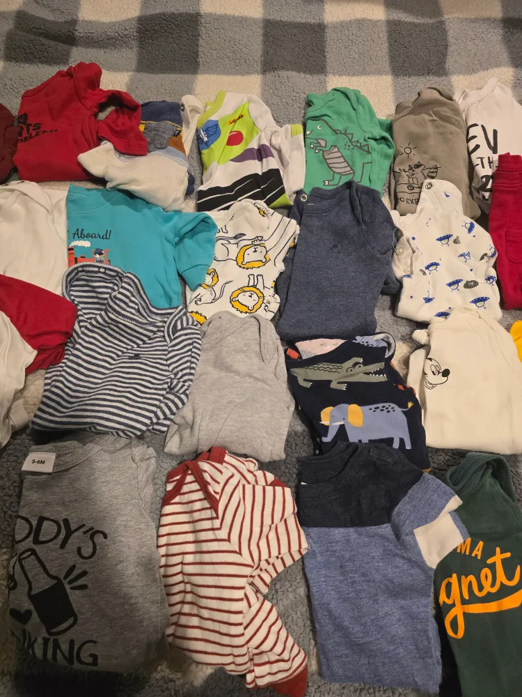 Baby Onesies long sleeve 3 - 6 months image indicator(2)